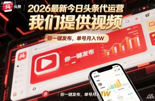 今日头条躺賺模式，你9我1，操作简单，一键发布，单机日入数百，长期合作【揭秘】-龙部落