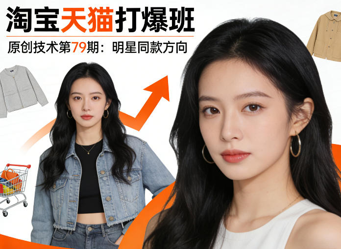 《淘宝天猫打爆班》原创技术第79期：明星同款方向-龙部落