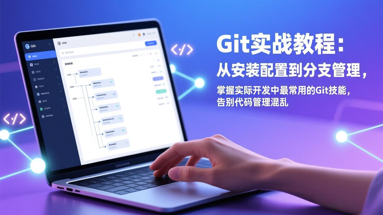 Git实战教程:从安装配置到分支管理,掌握实际开发中最常用的Git技能,告别代码管理混乱-龙部落