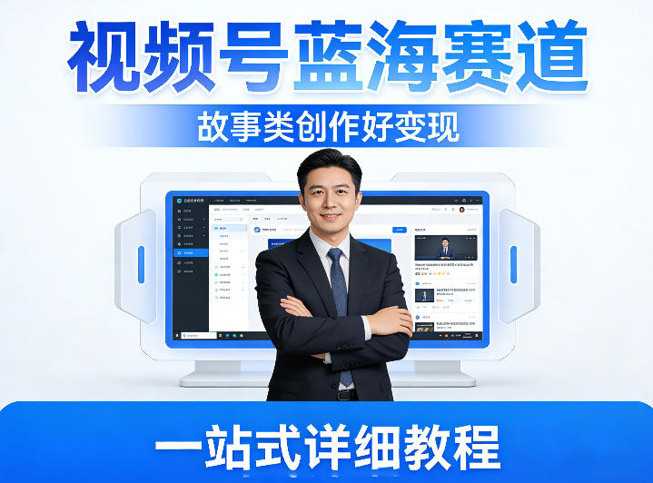 视频号蓝海赛道,故事类创作好变现,一站式详细教程-龙部落