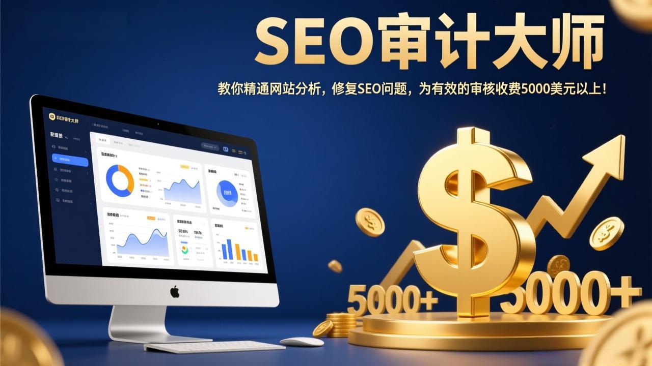 SEO审计大师：教你精通网站分析，修复SEO问题，为有效的审核收费5000美元以上！-龙部落