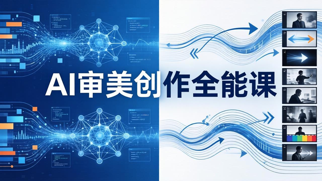 AI审美创作全能课：MJ+Seedance+模型训练+影视分镜+编剧，一站式掌握AI艺术创作-龙部落