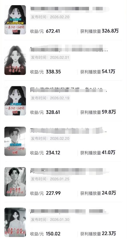 抖音某博主的AI情感故事第一人称解说视频教学，条条爆款，撸创作伙伴计划收益-龙部落