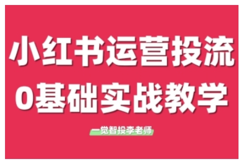 小红书运营投流，小红书广告投放从0到1的实战课，学完即可开始投放（更新26年）-龙部落