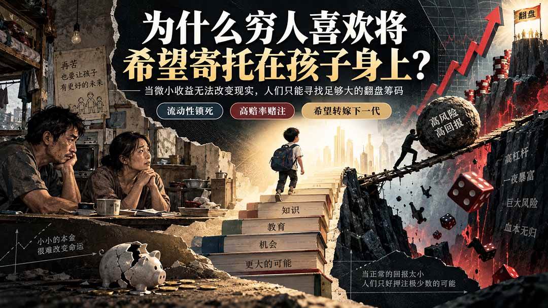 (20318期)社群精品文章:为什么穷人喜欢将希望寄托在孩子身上?-龙部落