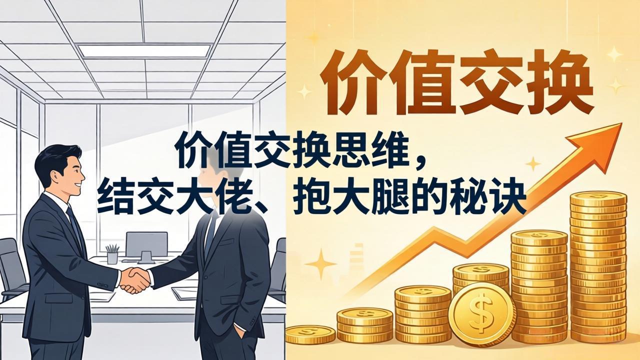 某付费文章：价值交换思维，结交大佬、抱大腿的秘诀-龙部落