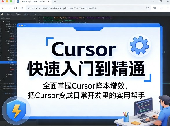 Cursor快速入门到精通，全面掌握Cursor降本增效，把Cursor变成日常开发里的实用帮手-龙部落