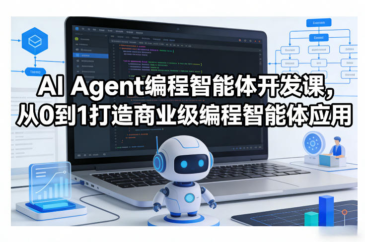 AI Agent编程智能体开发课，从0到1打造商业级编程智能体应用-龙部落