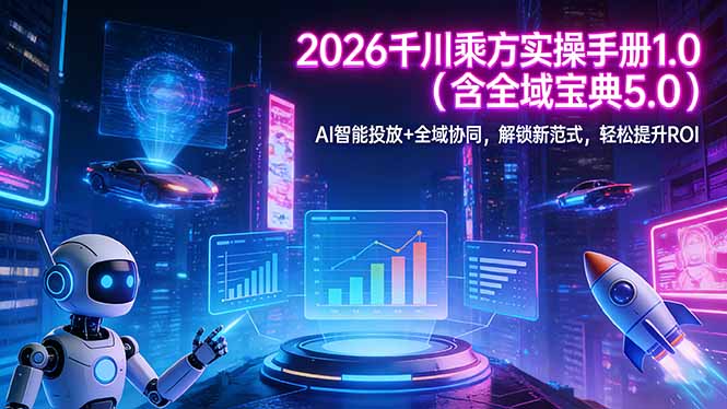 2026 千川乘方实操手册 1.0(含全域宝典 5.0-龙部落