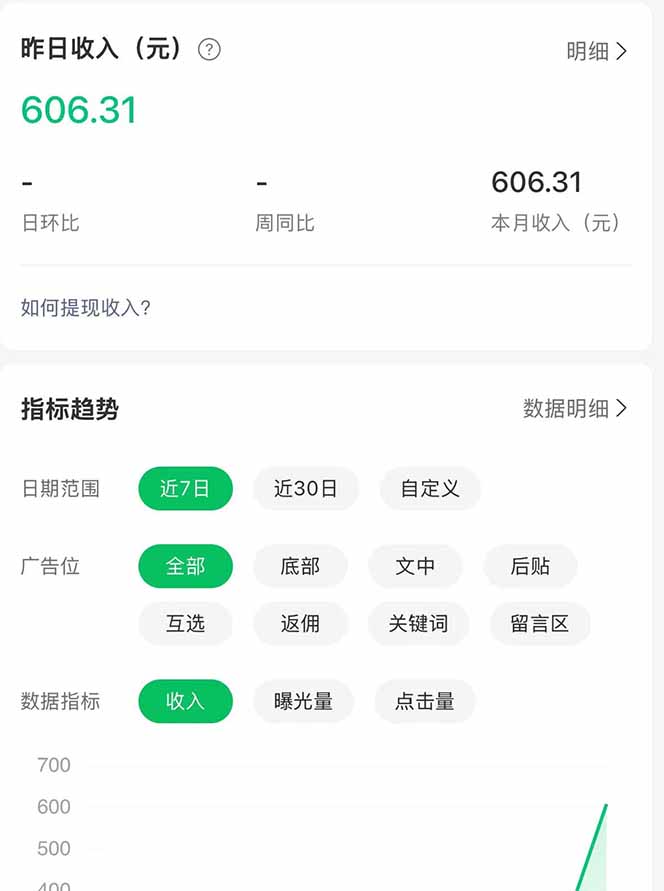 公众号流量主野路子玩法 单条广告10-20元 日入500+-龙部落