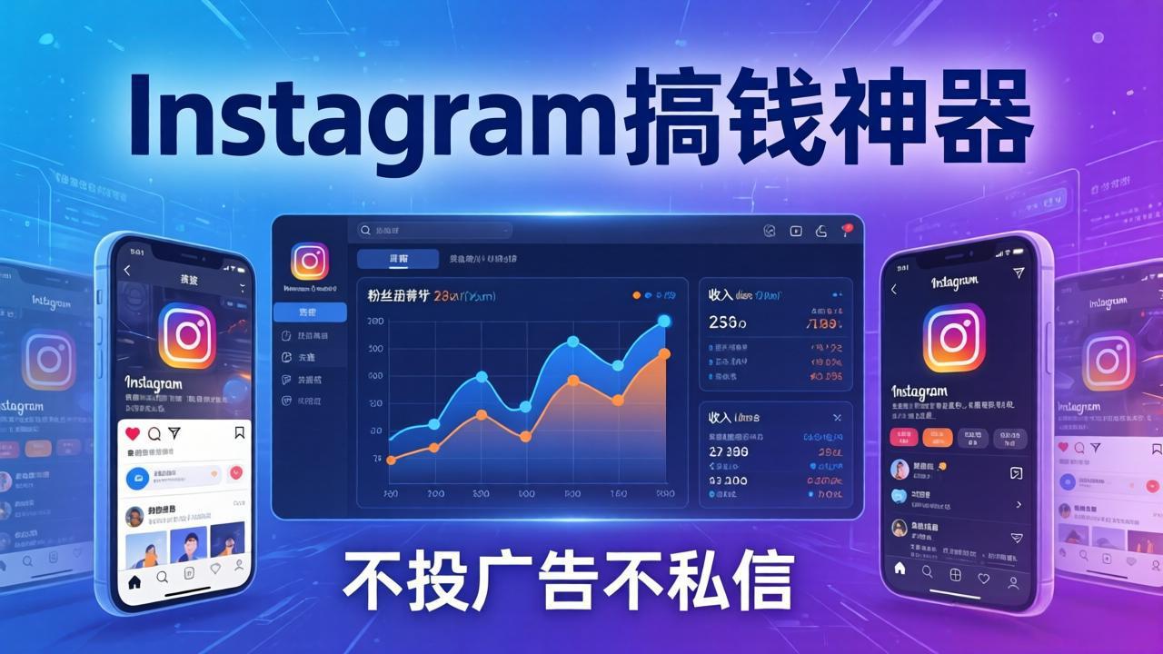 Instagram搞钱神器：月涨6万粉+月入5万刀，不投广告不私信，靠算法+低价产品-龙部落