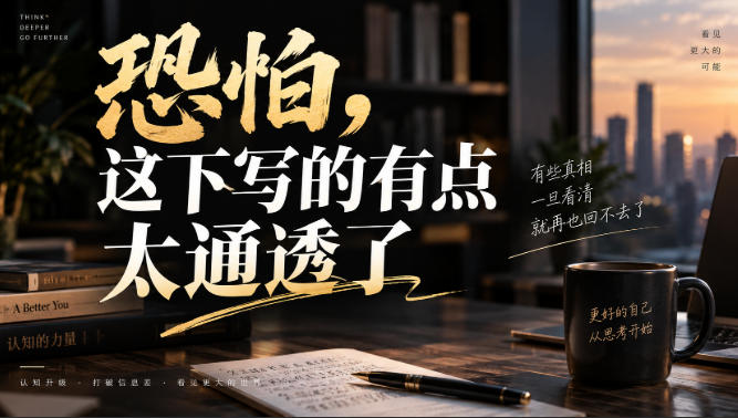 灏泽叔最新付费文章：恐怕，这下写的有点太通透了-龙部落