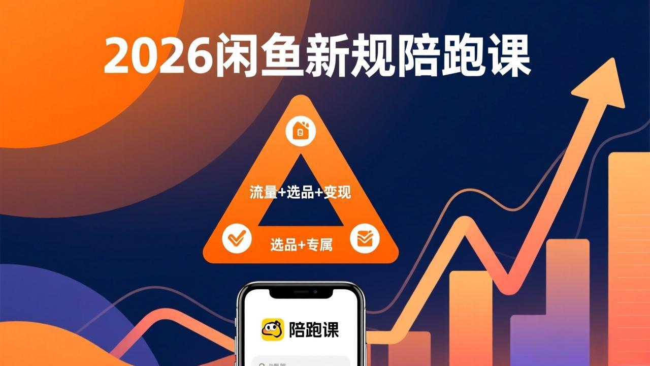 2026闲鱼高阶陪跑课全新上线，带你吃透新规玩转选品流量，从零搭建稳定变现盈利体系-龙部落