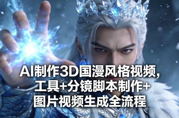AI制作3D国漫风格视频，工具+分镜脚本制作+图片视频生成全流程-龙部落