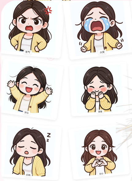 一张照片秒变多种表情包，三步就能拥有专属表情包库，零门槛玩转社交新玩法【文档】-龙部落