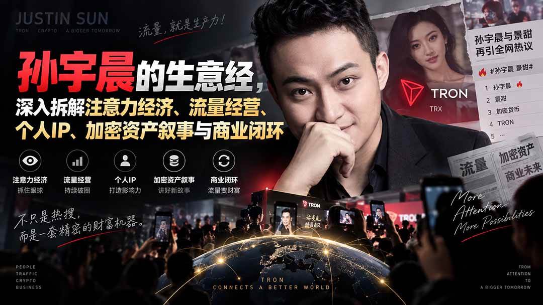 （20290期）某星球精华文章——孙宇晨的生意经，深入拆解注意力经济、流量经营、个人IP、加密资产叙事与商业闭环-龙部落