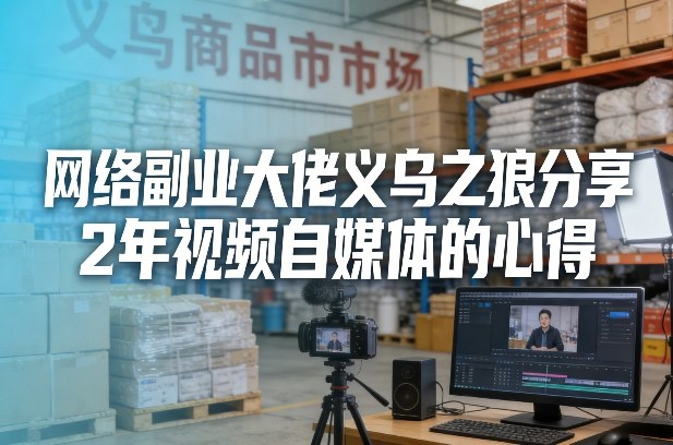网络副业大佬义乌之狼分享2年视频自媒体的心得【文档】-龙部落