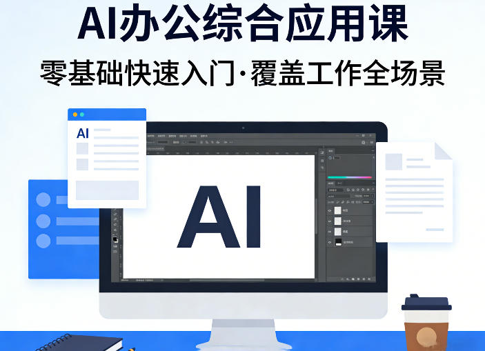 AI办公综合应用课，零基础快速入门，覆盖了工作中各种应用场景-龙部落