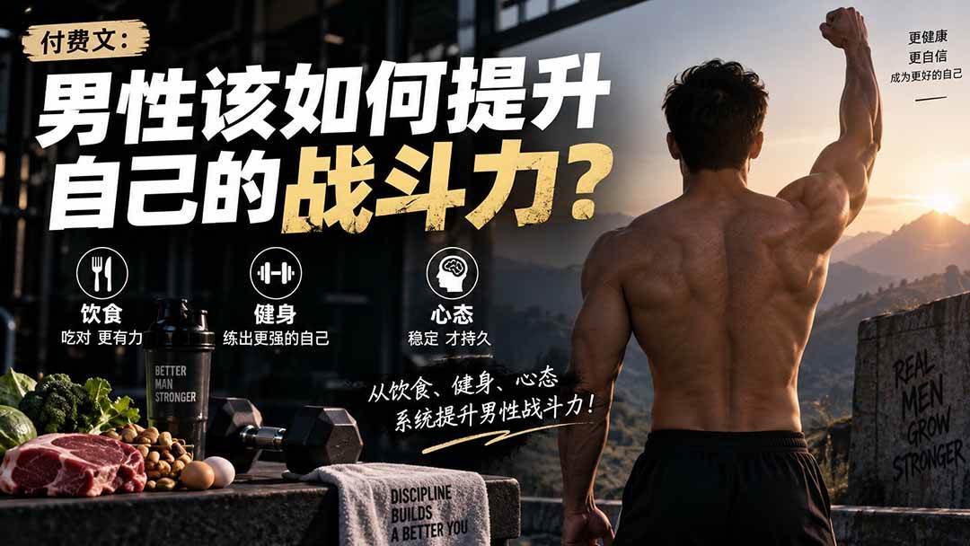 （20421期）付费文章：男性该如何提升自己的战斗力？-龙部落