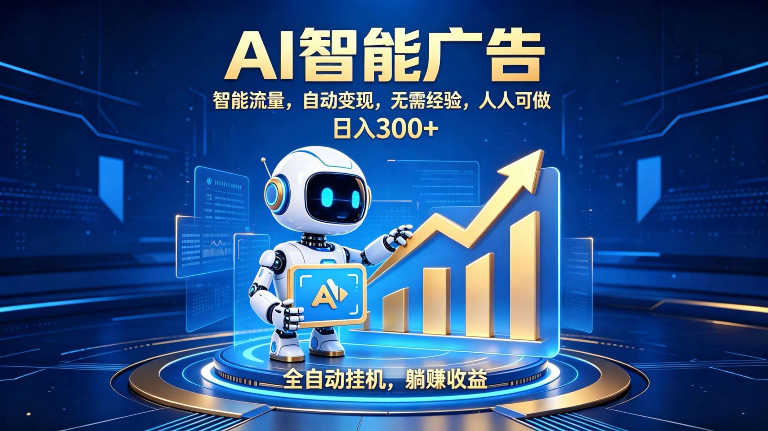 轻资产新赛道,全自动AI广告,打造持续收益-龙部落