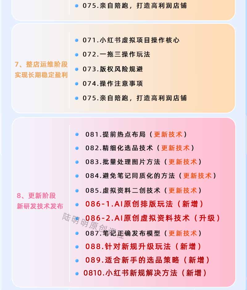 图片[4]-小红书虚拟项目特训班9.0，全面拥抱AI，批量产出原创PPT货源，单品/单店纯利润几万到几十W-龙部落