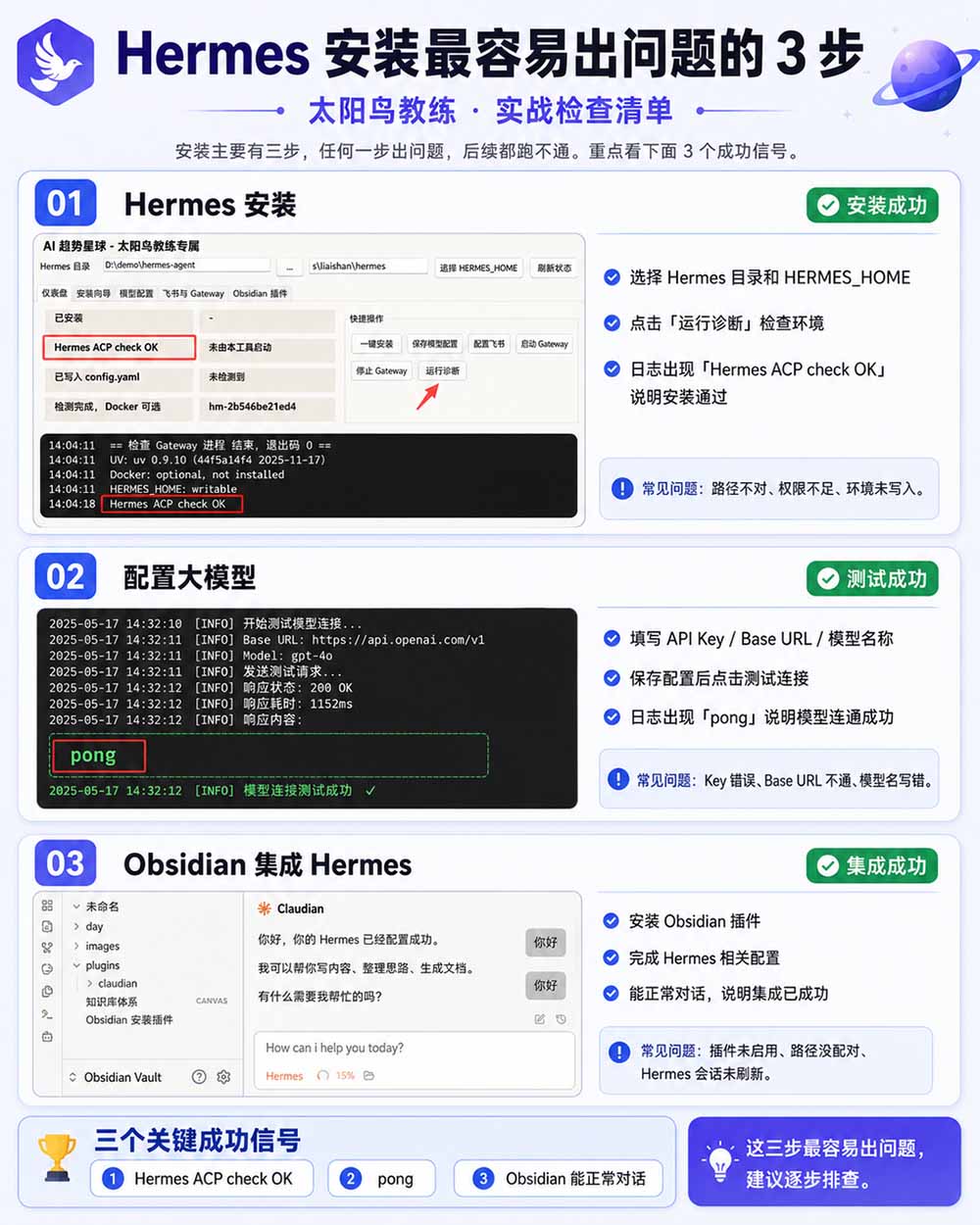 Hermes+Obsidian打造AI内容系统SOP;工具只是入口系统才是复利,从安装配置到知识库管理完整教学-龙部落