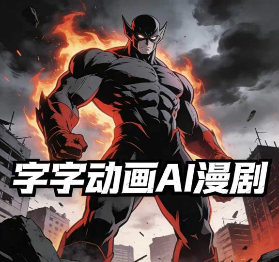 字字动画AI漫剧2026年第1期系统课程，小白看完就能学会实操的漫剧课，单人月收1-3W-龙部落